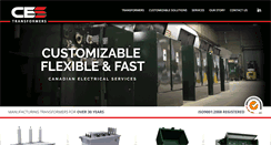 Desktop Screenshot of cestransformers.com